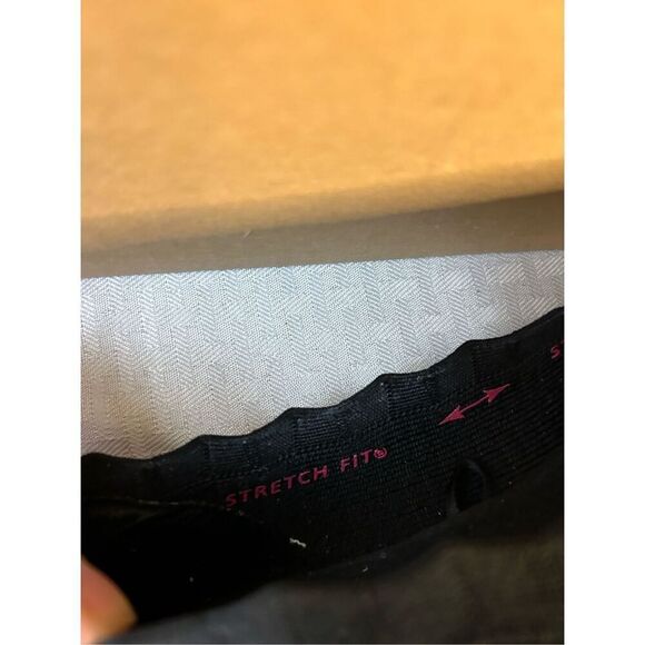 Skechers 7.5 stretch flats black air cooled memory foam #158343 - Picture 4 of 4